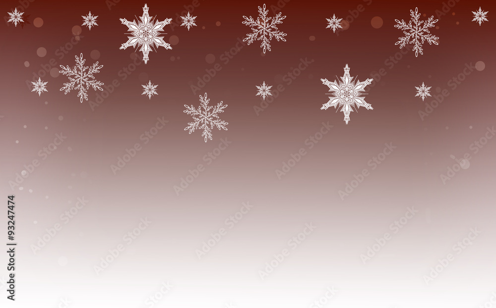 Soft winter background with snowflakes Soft winter background with snowflakes