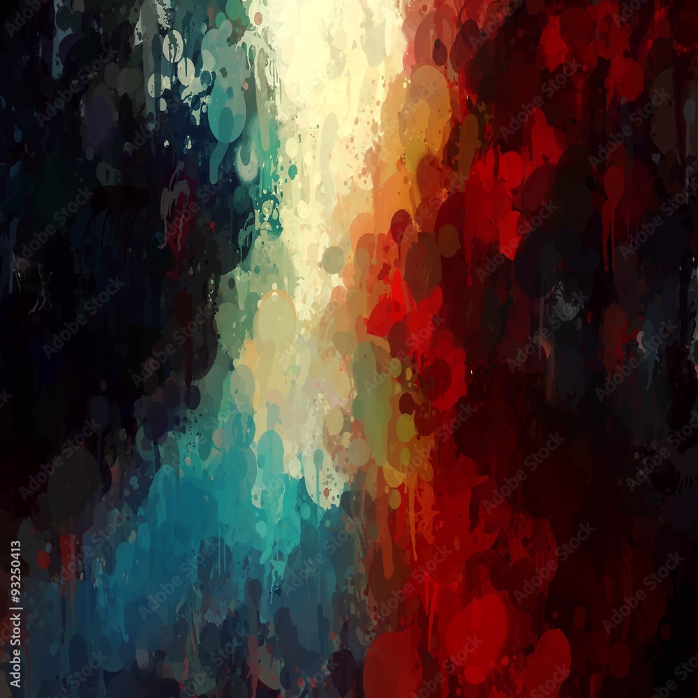 Colorful brush strokes background.