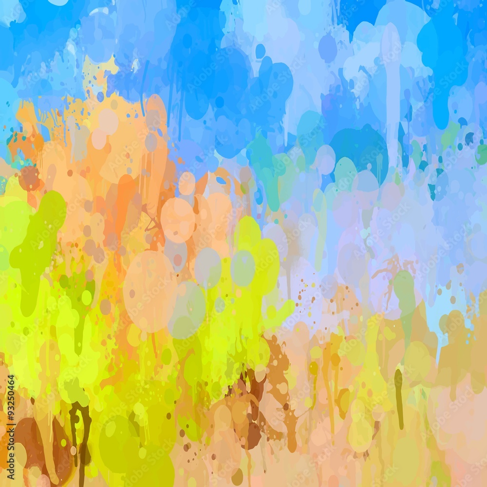 Colorful brush strokes background. 