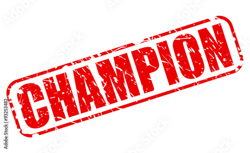 CHAMPION red stamp text