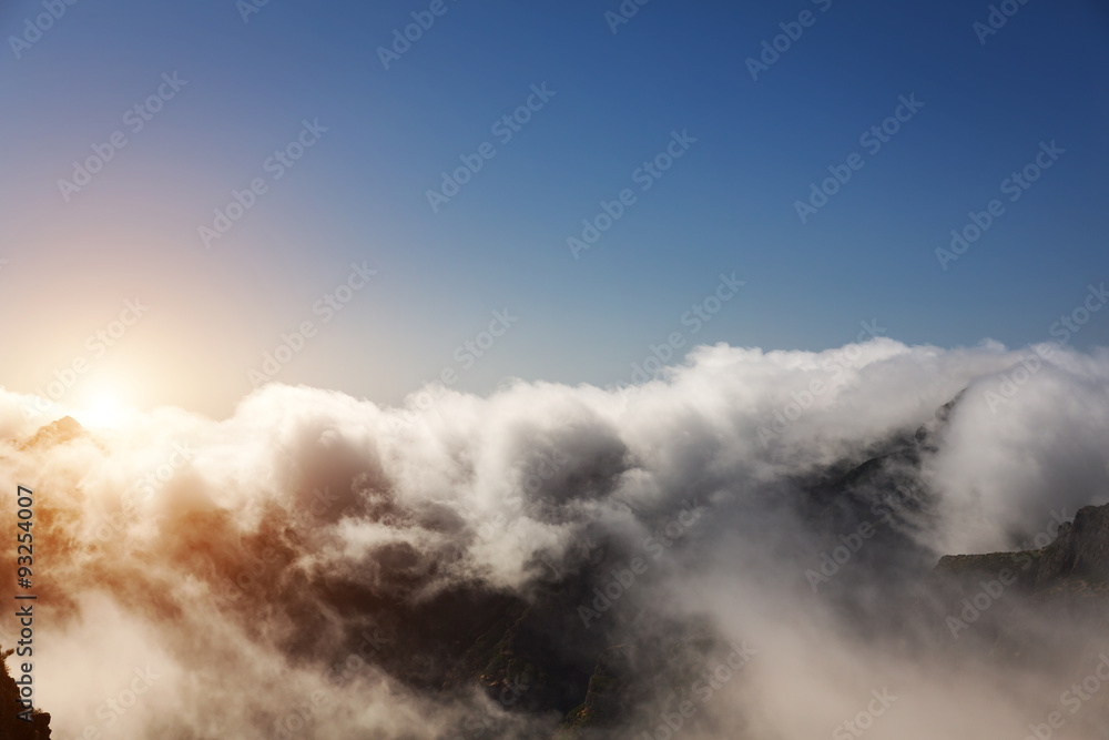 Obraz premium Above the clouds
