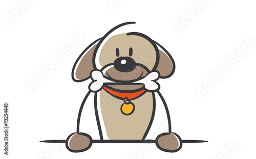 Stick Figure Series Dog