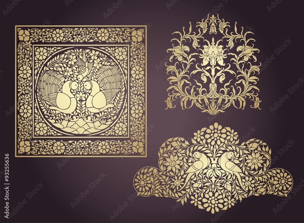 paisley floral pattern, textile , Rajasthan, royal India paisley floral pattern, textile , Rajasthan, royal India