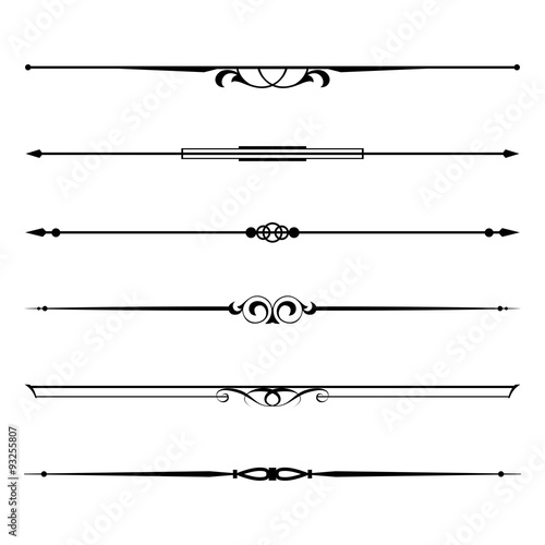 decorative elements, border and page rules