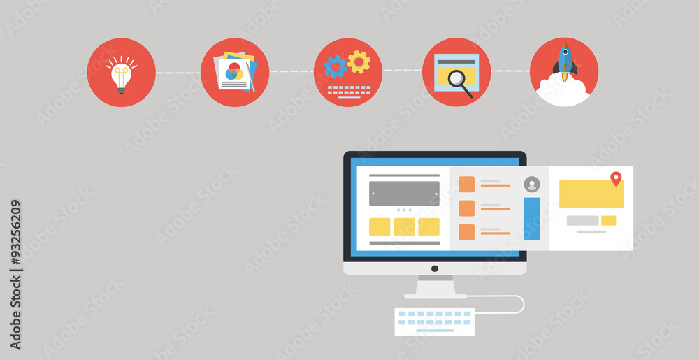 Web design / web development - e-business banner Web design / web development - e-business banner