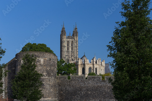 View of Canterbury Cathedral, an English World Heritage Site