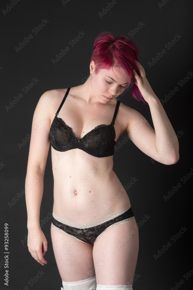Fototapeta premium girl in lingerie