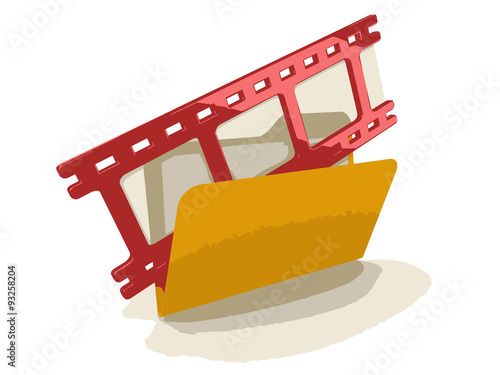 3d filmstrip in Folder