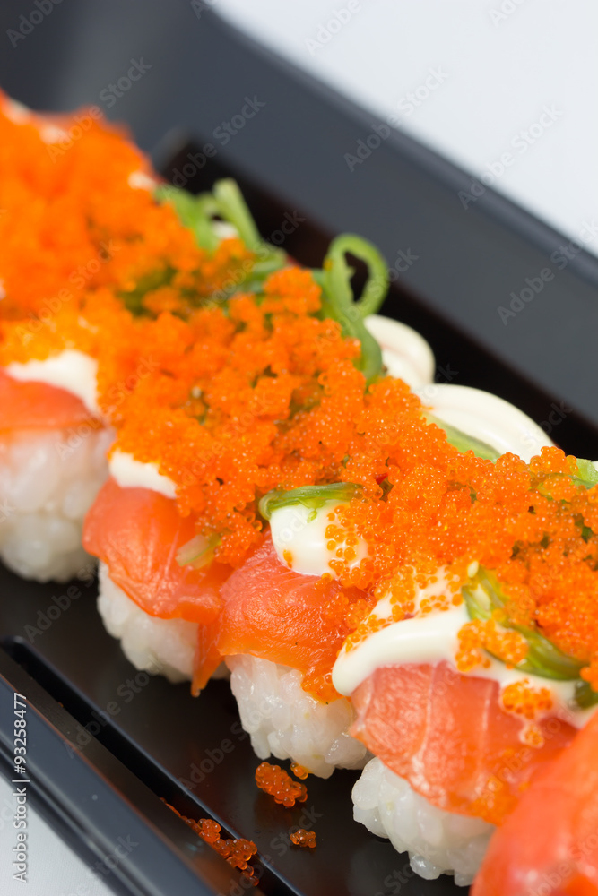 sushi on the plate sushi on the plate