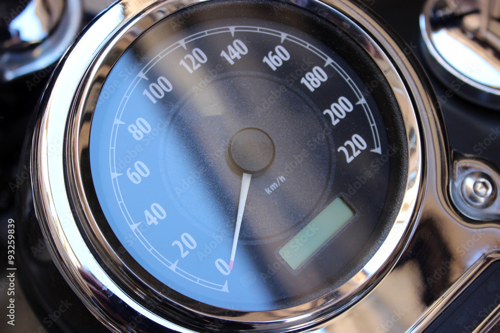 Fototapeta premium Motorcycle Speedometer