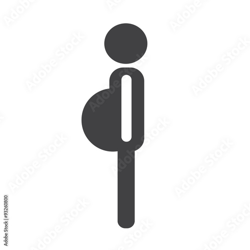 Pregnancy woman icon