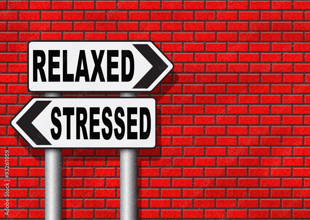 stressed or relaxed