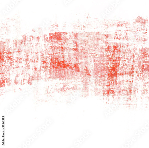 Принти на полотні abstract red paint brush background with scratch texture