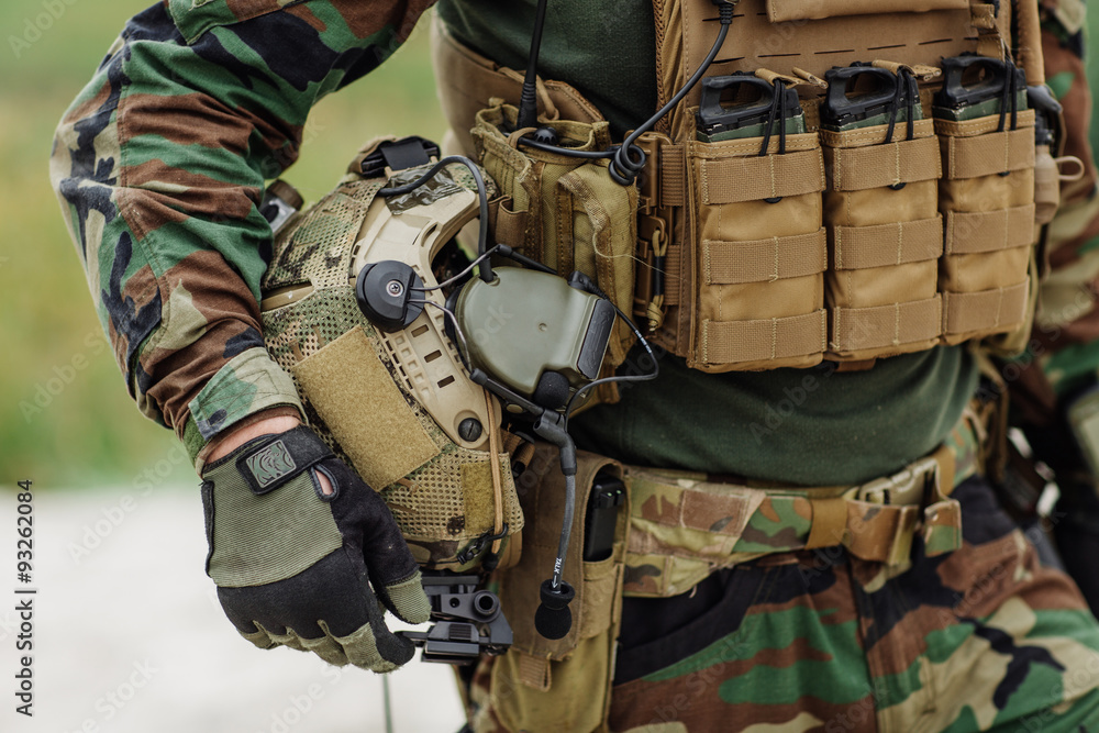 soldier equipment on the battlefield soldier equipment on the battlefield