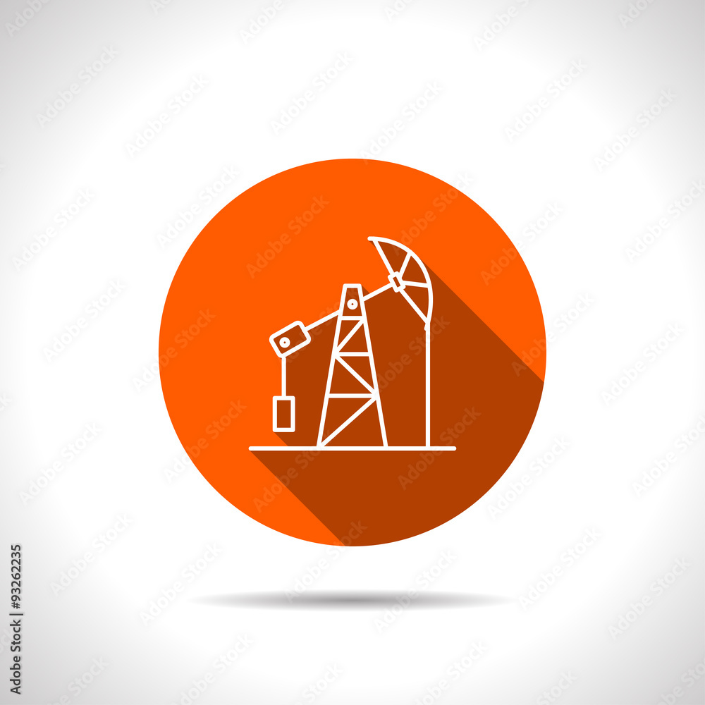 oil pump jack icon