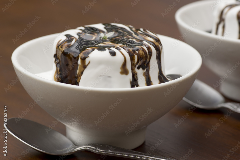 Sago Gula Malacca with Dark Palm Sugar Syrup Sago Gula Malacca with Dark Palm Sugar Syrup