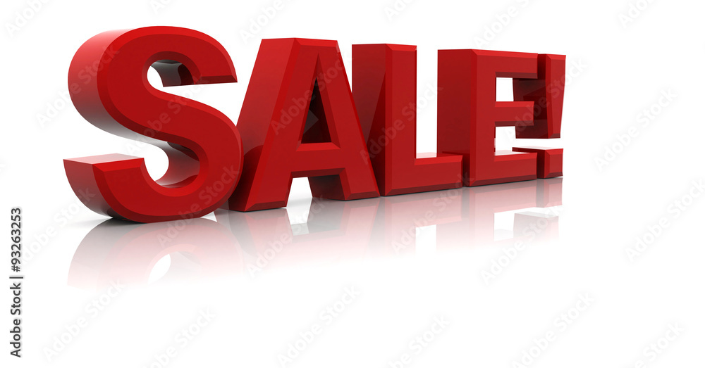 3d render of the word SALE 3d render of the word SALE