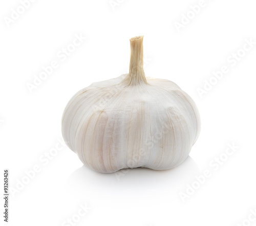 garlic isolated on whitebackground