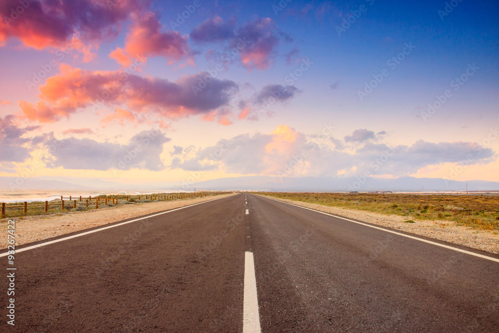 Road through the Gabo de Gata