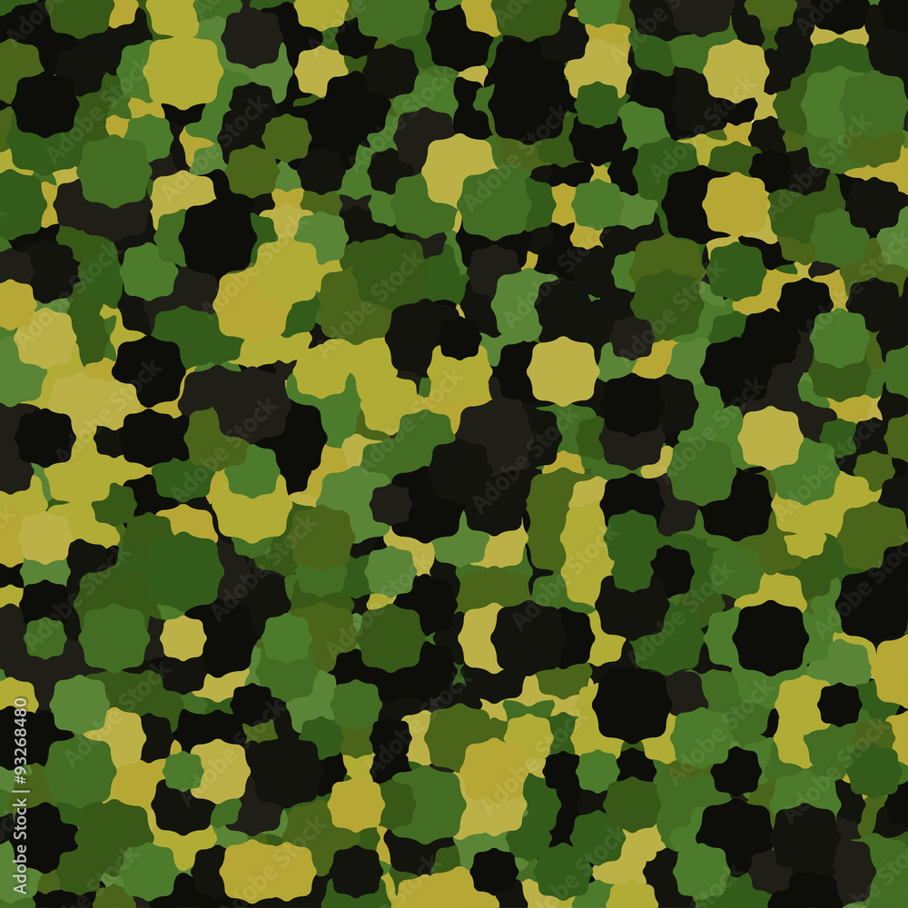 Fototapeta premium Abstract Vector Military Camouflage Background
