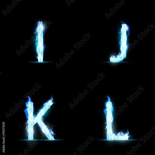 Set of letters