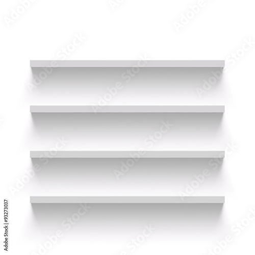 Empty shelves