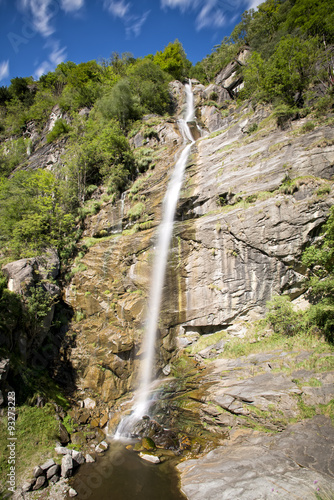 Chiggiogna waterfall, Cantone Ticino, Switzerland. photo