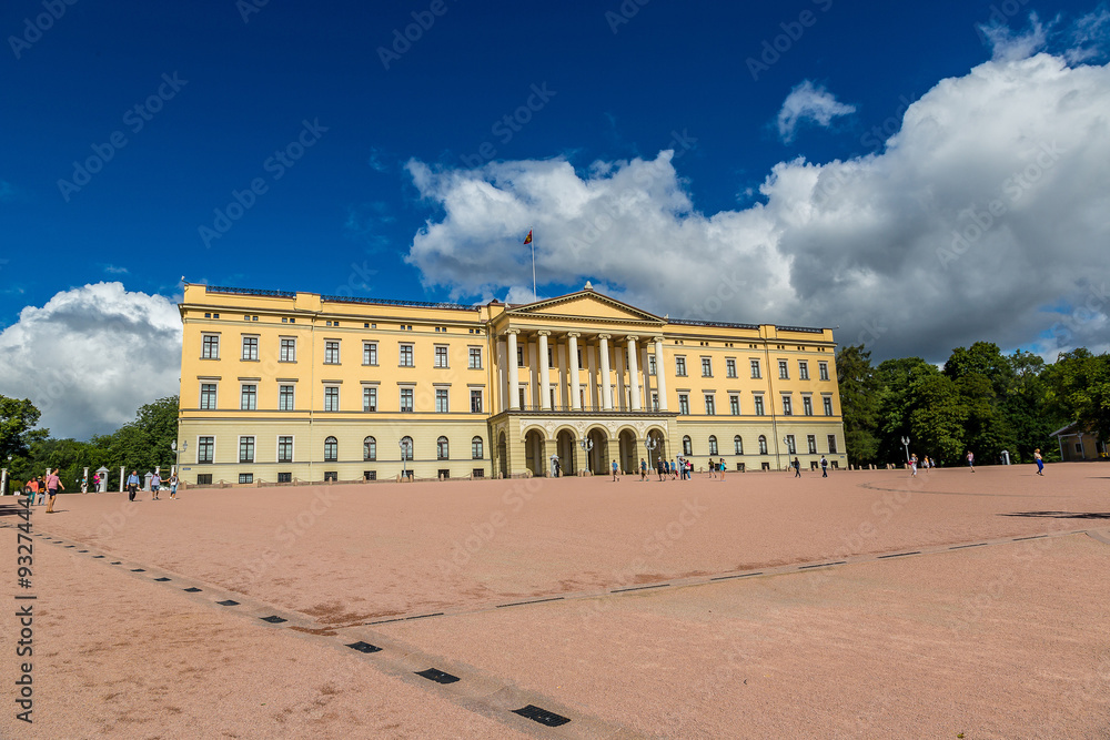 Royal Palace  in Oslo, Norway
