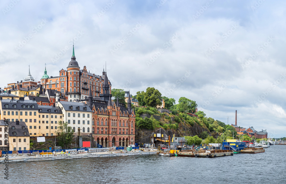 Ppanorama of the Old Town in Stockholm, Sweden Ppanorama of the Old Town in Stockholm, Sweden