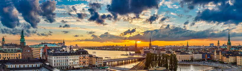 Keuken achterwand Stockholm Zomernacht boven Stockholm Zweden  © Sergii Figurnyi