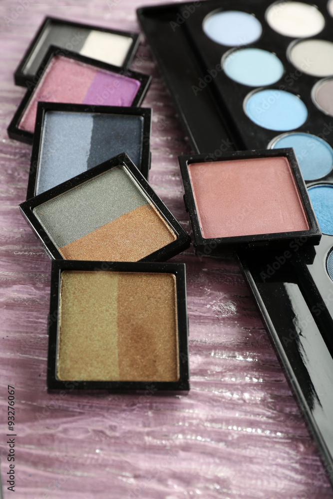 Make up set closeup Make up set closeup