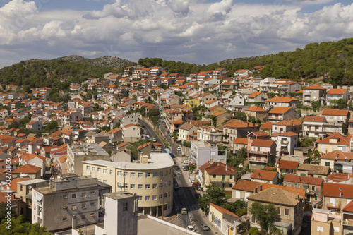 Fotografia aerial view of sibenik