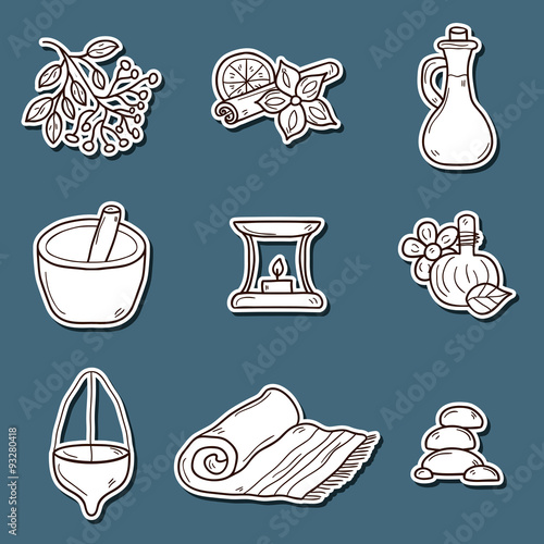 Ayurvedic stickers