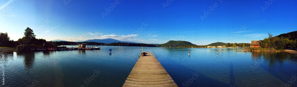  Awesome panorama of tha Faaker See Lake in Austria
