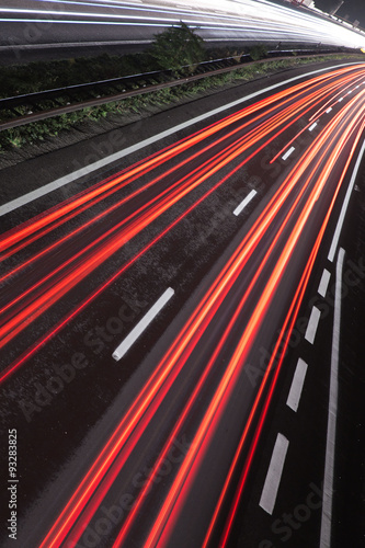 Wallpaper Mural Verkehr/ Autobahn/ Schnellstraße bei Nacht Torontodigital.ca