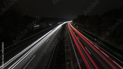 Wallpaper Mural Verkehr/ Autobahn/ Schnellstraße bei Nacht Torontodigital.ca