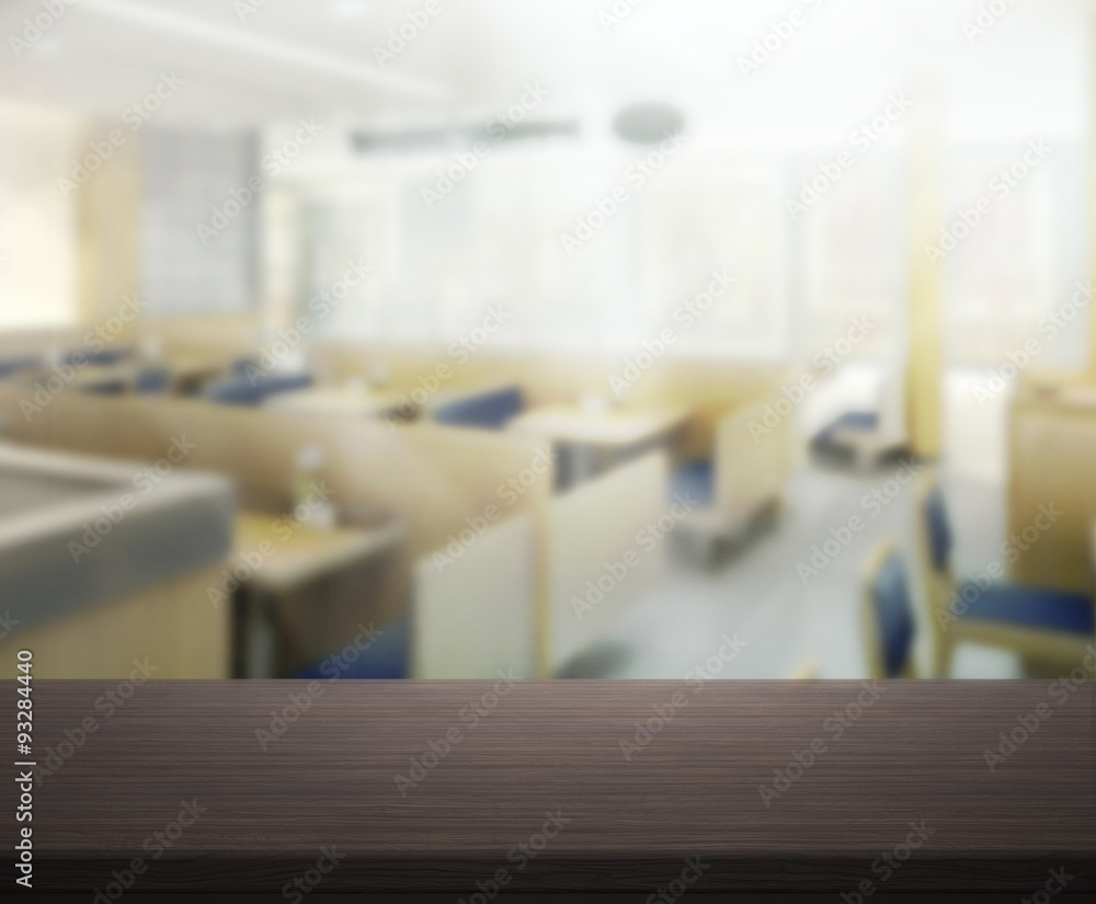 Table Top And Blur Interior Background Table Top And Blur Interior Background