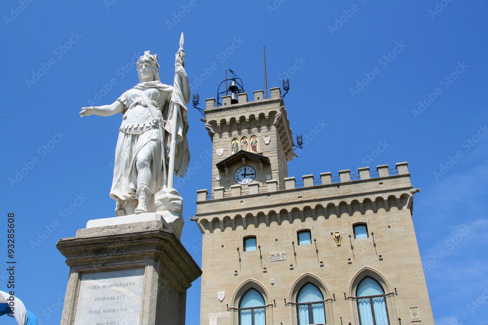 Repubblica di San Marino. Il Palazzo Pubblico.