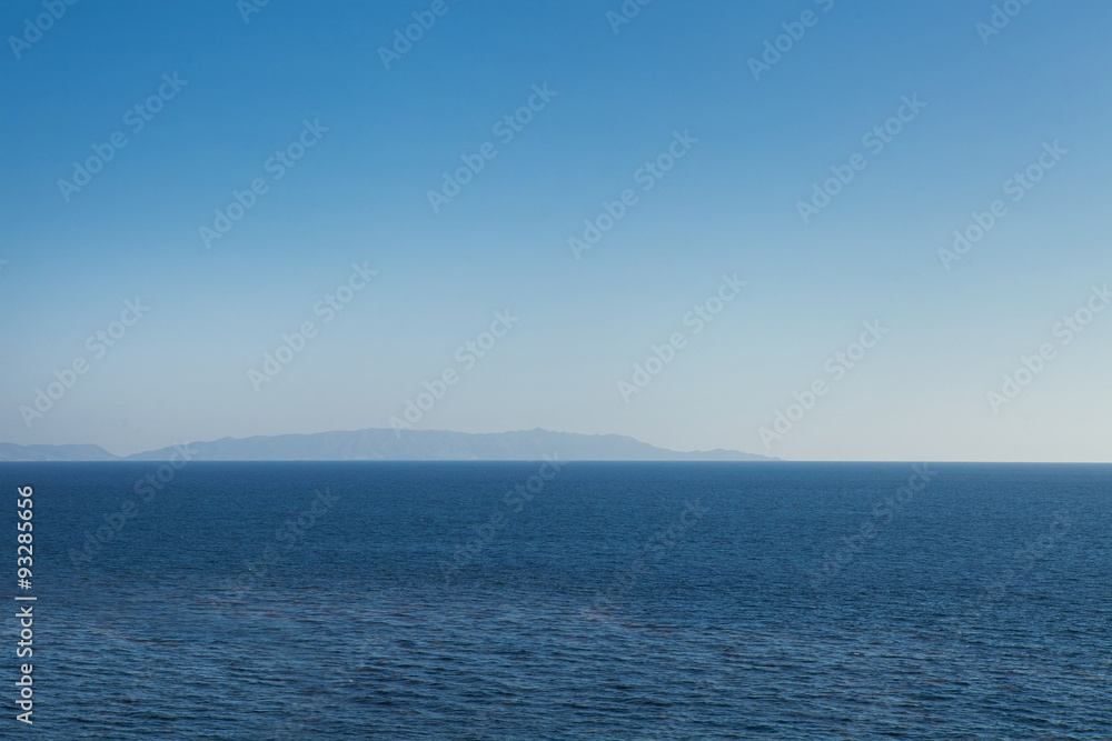 Ocean view in sunny summer day Ocean view in sunny summer day