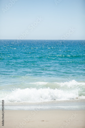 Natural background of summer bright tropical beach.
