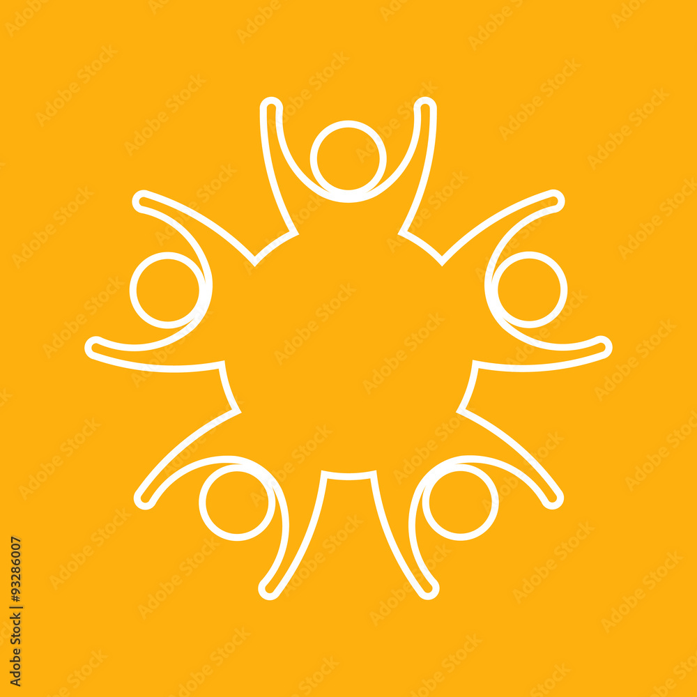 People Family logo Stock Vector | Adobe Stock
