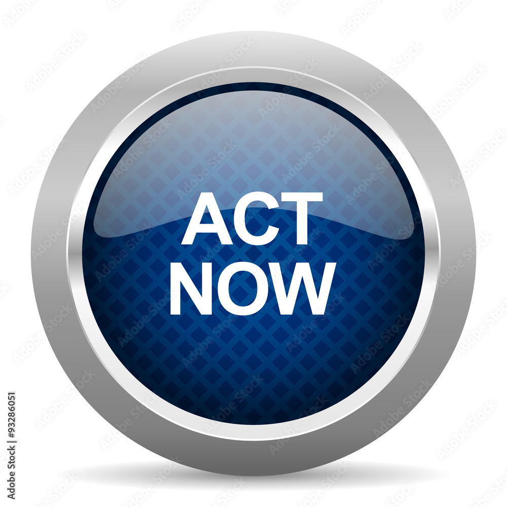 act now blue circle glossy web icon on white background, round button for internet and mobile app act now blue circle glossy web icon on white background, round button for internet and mobile app