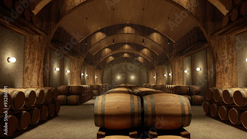Camera Paning on a Winery Warehouse - Video 2