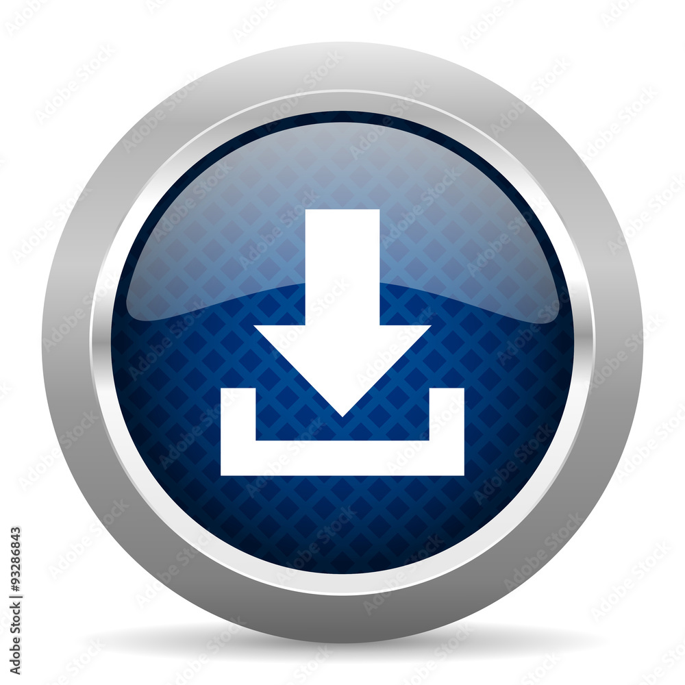 download blue circle glossy web icon on white background, round button for internet and mobile app download blue circle glossy web icon on white background, round button for internet and mobile app