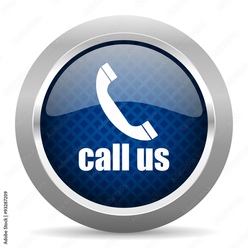 call us blue circle glossy web icon on white background, round button for internet and mobile app call us blue circle glossy web icon on white background, round button for internet and mobile app