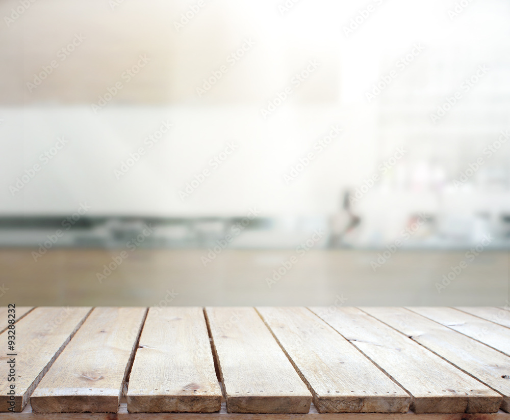 Table Top And Blur Interior of Background Table Top And Blur Interior of Background