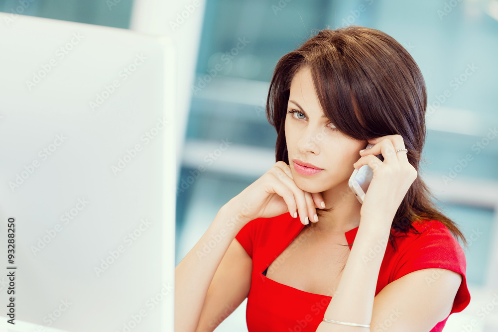 Modern successful business woman Modern successful business woman