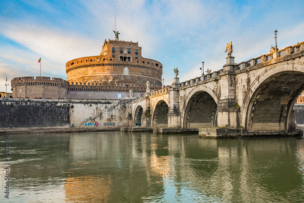 Sant'Angelo Castle in Rome, Italy
