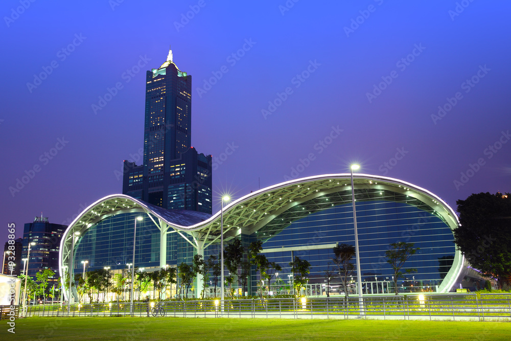 The newly opened Kaohsiung Exhibition Center during the 2014 Taiwan International Boat Show