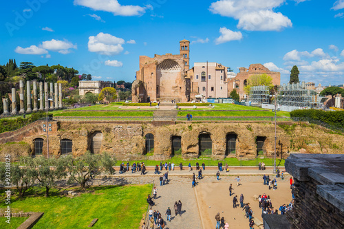 The Roman Forum in Rome, Italy